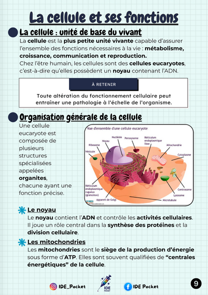 UE 2.1 – S1 - Biologie fondamentale