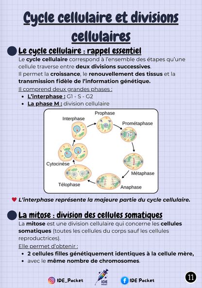 UE 2.1 – S1 - Biologie fondamentale