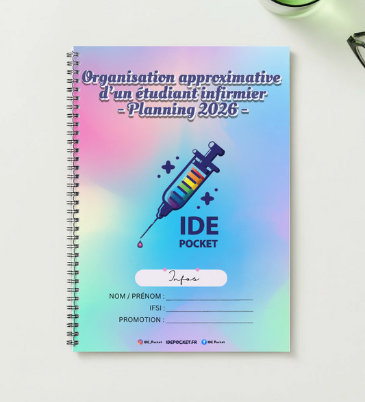 Gratuit 🌈 - Organisation approximative d'un étudiant infirmier 2026
