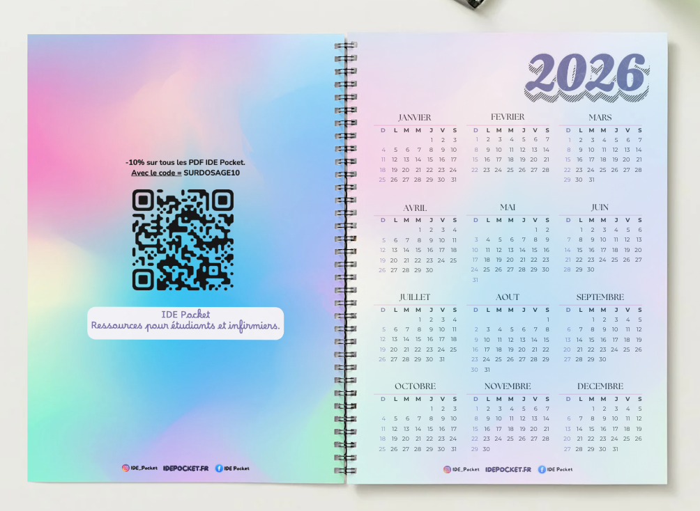 Gratuit 🌈 - Organisation approximative d'un étudiant infirmier 2026
