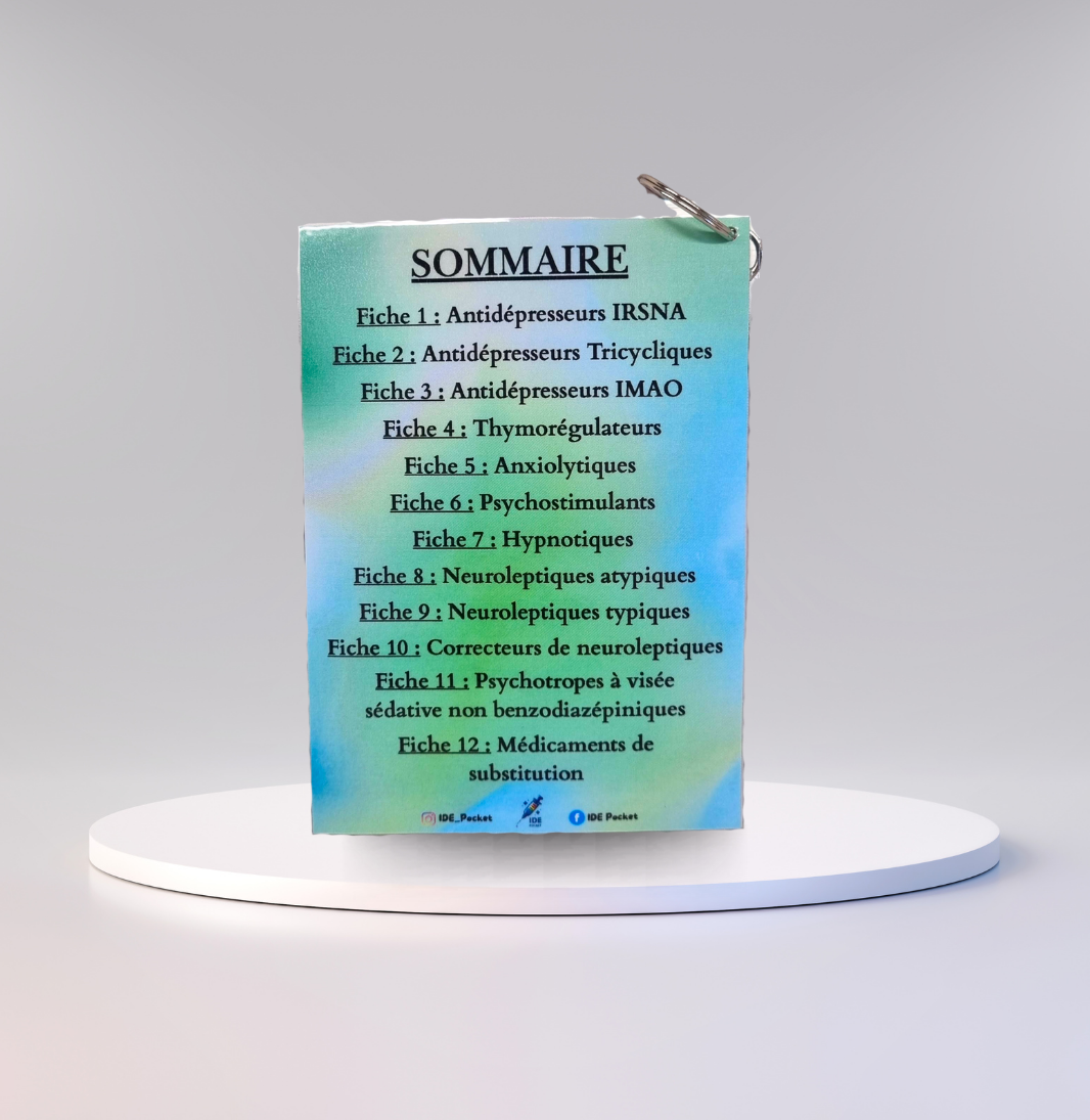 Médicaments en psychiatrie